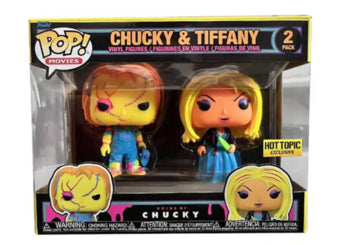 Funko Pop-Movies: Chucky & Tiffany (Blacklight Hot Topic)